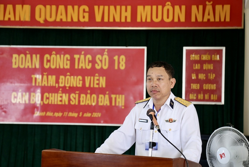 Tập đoàn Dầu khí Việt Nam thăm, động viên cán bộ chiến sĩ, người dân tại huyện đảo Trường Sa và Nhà giàn DK1/9 – Ba Kè